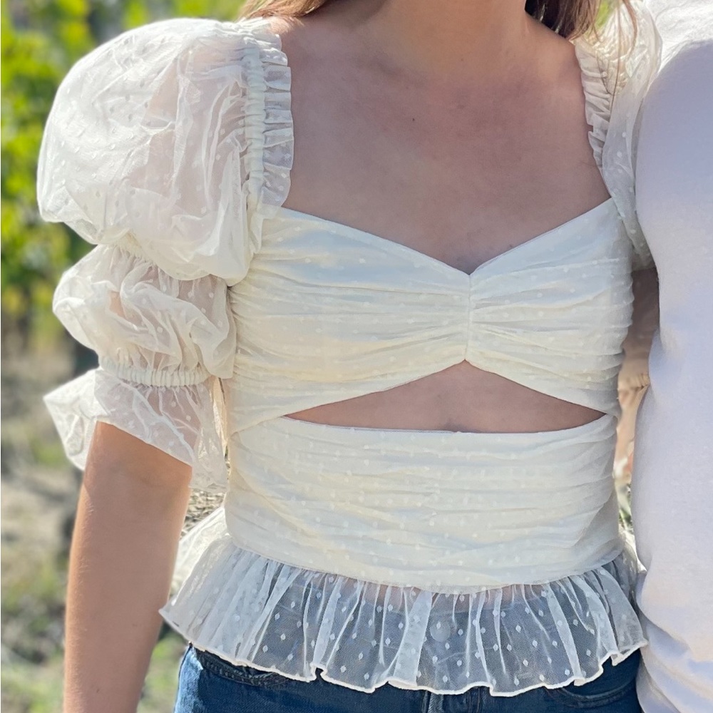 White LPA Top from Revolve
